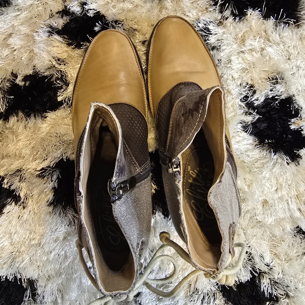 Corky's Elite Mixed Leather Ankle Booties - Picture 5 of 9